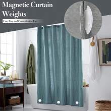 1 Pc Magnetic Curtain Weights Drapery Weights, Heavy Duty Curtain Weights Bottom No Sew - Outdoor Curtain Liner Magnets For Tablecloth, Refrigerator, Flag - Multicolor - View 2
