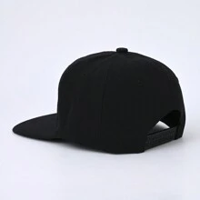 Gorra de béisbol con bordado de letra R, estilo callejero hip hop, gorra de papá, gorra de sol para exteriores, gorra de béisbol casual y transpirable, adecuada para correr, pescar y deportes al aire libre - R - Ver 4