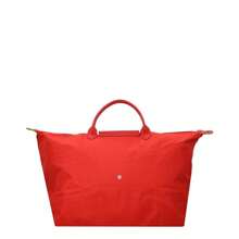 Longchamp Le Pliage 绿色小号顶部提手帆布和皮革旅行包 - 紅色 - 查看 2