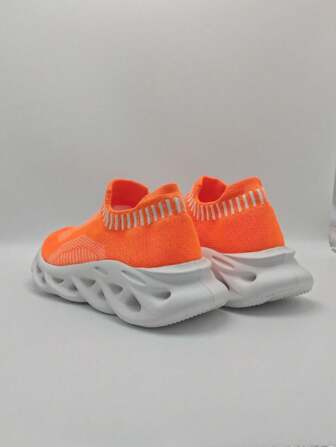 Plus Size Women's Sock Shoes Lightweigh Sport Shoes With Breathable Mesh For Running, Fashionable