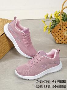 1pair New Arrival Classic, Fashionable, Casual, Comfortable, Lightweight, Durable Athletic Shoes For Kids