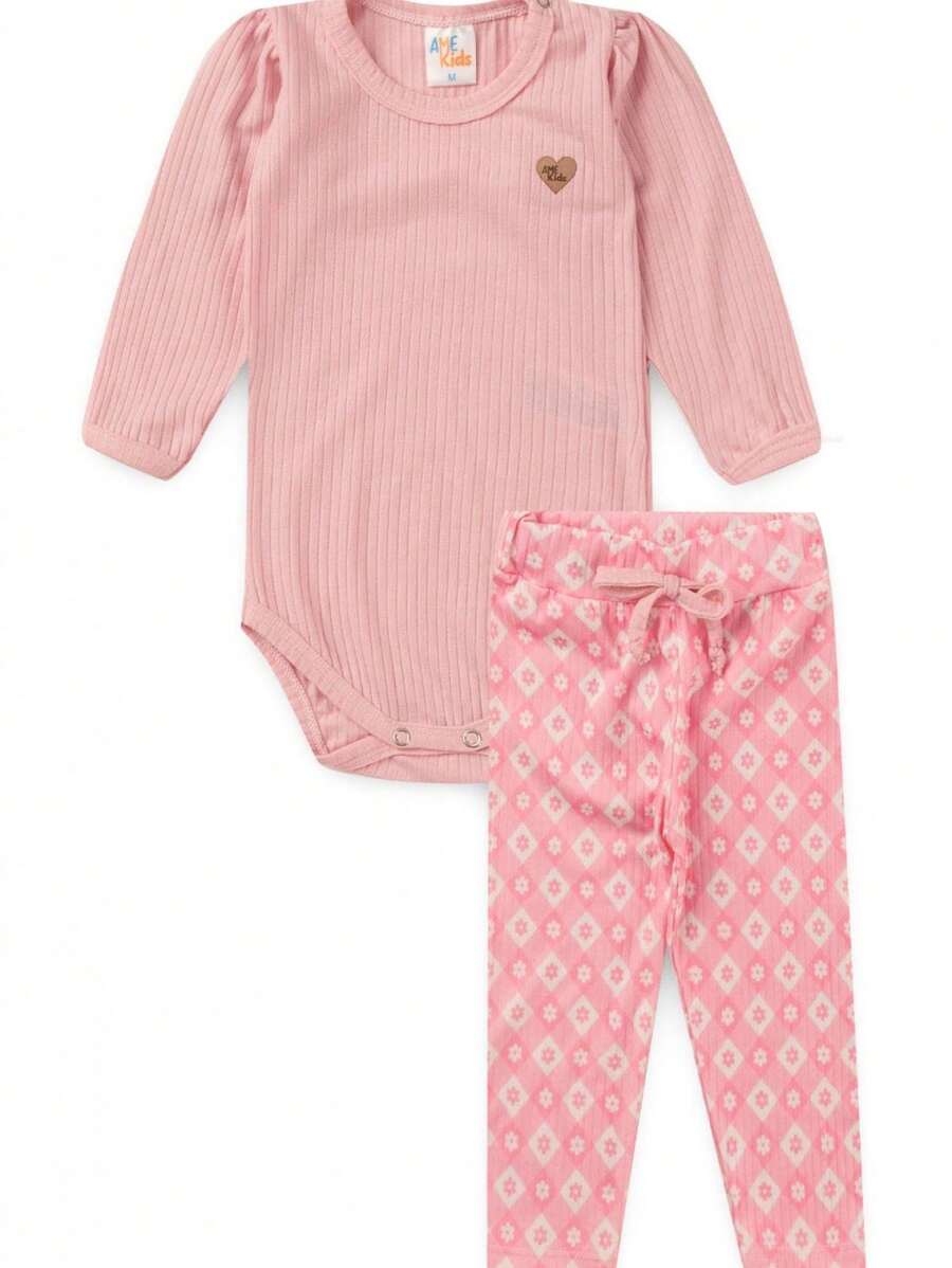 Ame Kids Baby Girls Sets - 淺粉色 - 查看 1