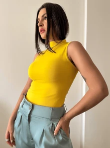 Women Tank Tops & Camis - Amarillo - Ver 2