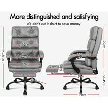Home Office Chairs - Grey - View 6