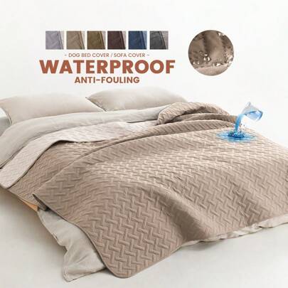 1pc Soft Double-Sided Dog Blanket/Bed Cover - Protects Furniture, Sofa, Couch And Car - Fits Most Pet Beds For Cats And Dogs