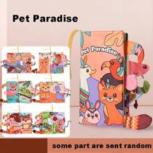 Baby Cartoon Animal Tail Cloth Book Tear Not Rotten Sound Paper Children Toddler Enlightenment Educational Clothbooks Toys Gifts - Multicolor - View 12