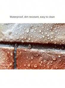 8pcs 3D Wall Tile Sticker Brick Pattern Self-Adhesive Waterproof Moisture-Proof Ceiling Sticker Easy To Stick And Peel Easy To Clean And Free Cutting For Kitchen Living Room Bathroom Corridor - Phong cách 2 - Xem 5