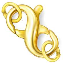 1pc Double Opening Lobster Clasp Silver And Golden Necklace Bracelet Extender Clasps And Closures For DIY Jewelry Making - 8 Shape - View 9