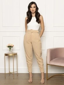 Women Pants - Màu be - Xem 1