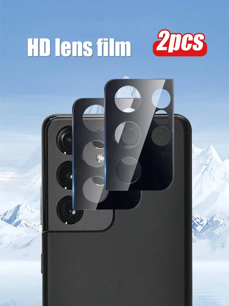 2 pezzi di pellicole protettive per obiettivo della fotocamera, dimensioni 1:1, ripristino dell'immagine ad alta definizione, anti-graffio, compatibile con Samsung Galaxy A14/A15/A25/A34/A35/A54/S23 FE/A05s/A55/S23 FE/S24 FE/A06/A16/A26/A36/A56/S25 Ultra/S24/S23, regalo ideale per compleanni, famiglia e amici