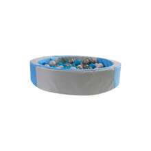 DIDJIG Alberca de pelotas + 50 PELOTAS DE REGALO *2 pzs.* Para estimulación temprana - Azul - Ver 1