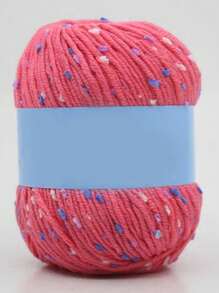 1 卷彩色圆点针织球手工编织用于钩编和针织毛衣帽子围巾牛奶，DIY 针织毛衣围巾外套帽子、围巾、披肩、外套或包包装饰 - 彩色 - 查看 13