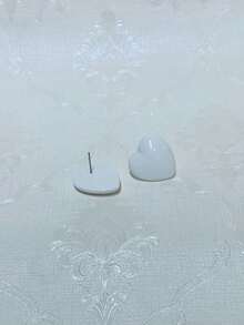 Women Stud Earrings - trắng - Xem 3