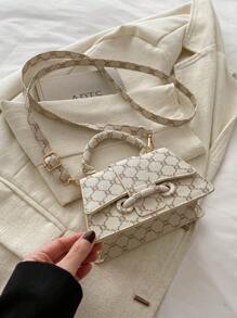 Estuche de lápiz labial de alta calidad 2026, bolso cuadrado mini, bolso versátil de unicolor nuevo, bolso de mujer - Beis - Ver 9