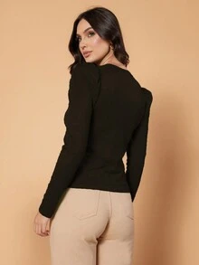 Women T-Shirts - 黑色 - 查看 2