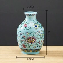 Chinese-Style Blue And White Porcelain, Art Collectible, Suitable For Home Decoration, Bookshelf Display. Vase Room Decor Flower Vase Glass Vase - Multicolor - View 10