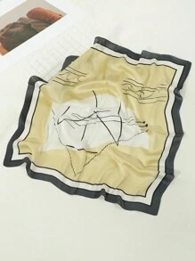 1 pieza para hombre, bandana de diadema con patrón de dibujo en estilo punk y hip-hop, adecuado para andar en moto y uso diario - A - Ver 5