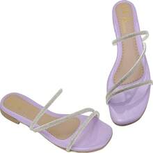 Women Slides - Màu be - Xem 4