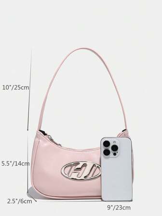 1PC Y2K Style Gothic Fashionable Type Vintage Decoration Women's Shoulder Bags And Shoulder Bag For Daily Travel, Rock Style Bag For Women, Tready Crescent Moon Bag For Women