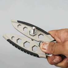 7" Multipurpose Wire Stripper Stripping Tool For Cutting Crimping Press Plier - Silver - View 6