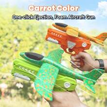 Foam Airplane Launcher, Outdoor Sports Toy Throw Glider Plane, Interactive Game Airplane Glider, Multi-Function Creative Stress Relief Toy - Multicolor - View 4