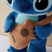 Miniso 12 Inch Stitch Plush Stuffed Guitar Doll, High Quality Soft & Cuddly Plush Cute Sleeping Toy, Adorable Sofa/Bed Decor (Stitch) - Navy Blue - View 10