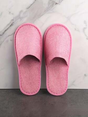Hotel Disposable Linen Slippers Guesthouse Household Disposable Slippers