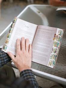 Granrouto Spanische Bibel-Tabs, laminierte Bibel-Tabs mit floralem Design für Frauen und Männer, 75 Stücke Bibel-Tabs auf Spanisch, Bibel-Tabs für Studienbibel, Bibel-Index-Tabs des Alten und Neuen Testaments, personalisierte Bibel-Journaling-Tabs