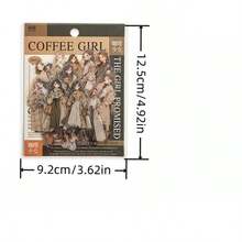 30pcs/Pack Shoujo Collection Stickers Beautiful Character Journal Decoration Material - Multicolor - View 3
