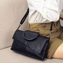 Yogodlns Bolso cruzado de hombro suave de PU para mujeres, bolsos de lujo para mujer, bolso de diseñador de marca, bolsos de hombro de dama