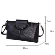 Yogodlns Bolso cruzado de hombro suave de PU para mujeres, bolsos de lujo para mujer, bolso de diseñador de marca, bolsos de hombro de dama