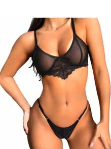 Women Sexy Lingerie Sets - màu đen - Xem 1