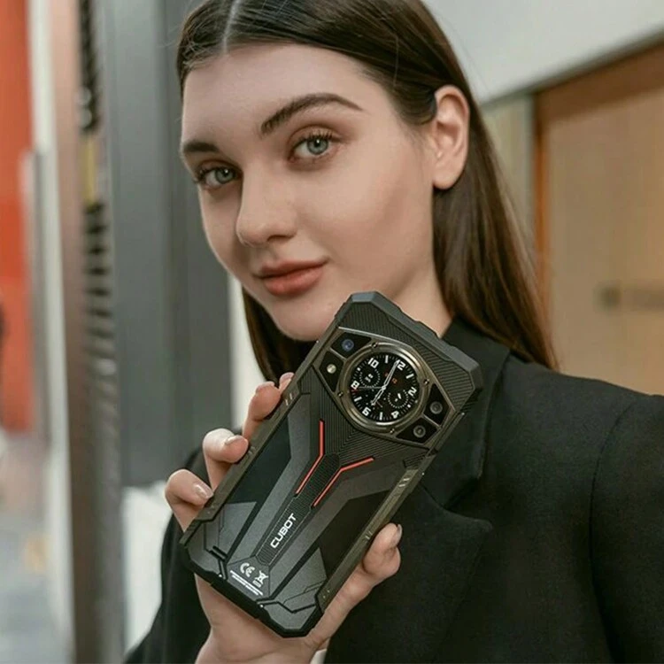 CUBOT KINGKONG AX, Ultra-Thin Rugged Smartphone Android 14, NFC, Helio G99, 12GB RAM 256GB ROM, 120Hz Screen, 100MP Rear Camera, 5100mAh Battery - Black - View 9