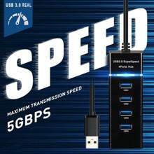 USB Hubs - màu đen - Xem 5