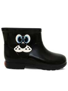 Kid's Rain Boots - 黑色 - 查看 2