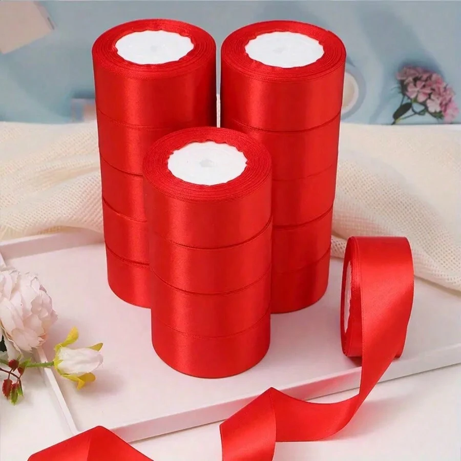 1/5 件缎带，用于 DIY 玫瑰花装饰、礼品包装 - 婚礼派对蝴蝶结丝带，