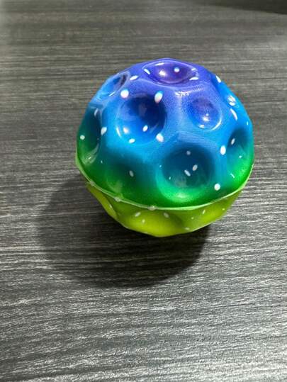 1 Anti-Schwerkraft Mondstein Hochelastischer Ball 70mm - 6,6 Hochelastischer Lochball, poröser Ball, interaktives Entspannungs- und Entlüftungsspielzeug, ein gutes Weihnachtsgeschenk und ein guter Freund zum gemeinsamen Spielen, Weihnachtsgeschenke