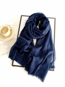 1pc Women Solid Color Bandana Scarf Silk Shawl Headband Scarf For Daily Wear, Music Festival, Beach Towel, Hairband, Headwear, Clothing Accessory Pack - Multicolor - View 19