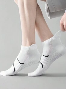 1/3/6/10 双男士运动袜，舒适透气夏季薄款踝袜，适合户外运动、跑步、健身、压缩袜、秋季