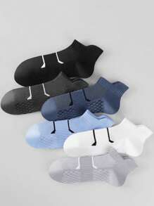 1/3/6/10 双男士运动袜，舒适透气夏季薄款踝袜，适合户外运动、跑步、健身、压缩袜、秋季