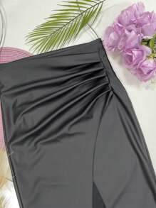 Women Skirts - 黑色 - 查看 4