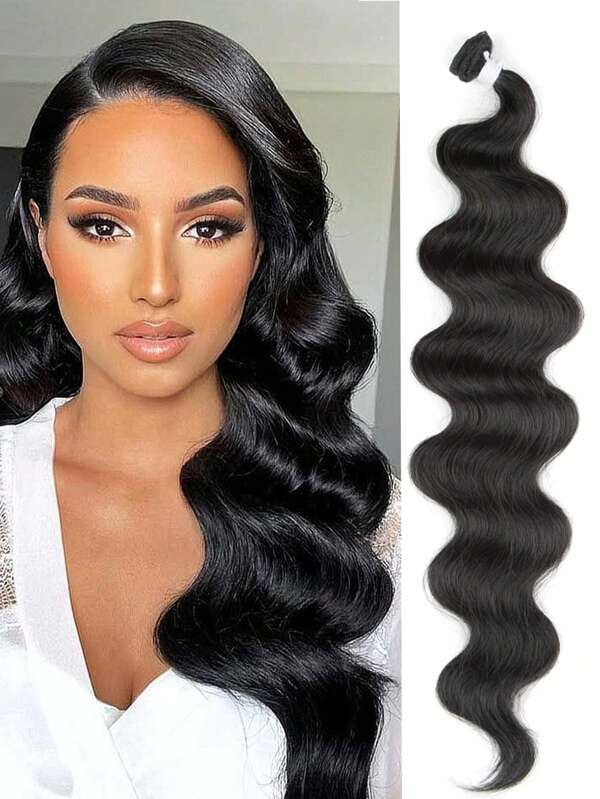 Synthetic Body Wave Crochet Hair 30 Inch Soft Long Natural Wavy Hair Extensions For Women High Temperature Fiber