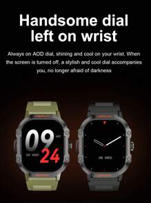Nuevo reloj deportivo inteligente Bluetooth de GEJIAN, pantalla a color HD de 2.01, llamada inalámbrica (respuesta/marcación), notificación push, pronóstico del tiempo, resistente al agua en la vida cotidiana, larga duración de la batería, múltiples modos deportivos, reloj inteligente para hombre de moda al aire libre - Blanco - Ver 6
