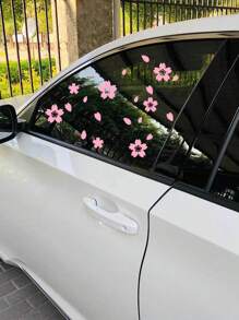 Hoa Anh Đào Xe Ô Tô Toàn Phương Sakura Đề Can Vinyl Chống Nước Điều Chỉnh Tự Động Phụ Kiện Miếng Dán Decal Cho Kính Chắn Gió Windows Xe Máy - Hồng - Xem 1