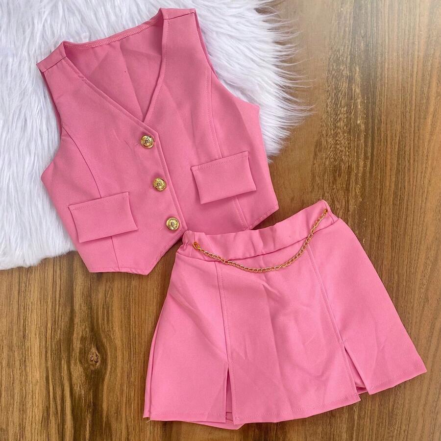 Young Girls Sets - Baby Pink - View 1