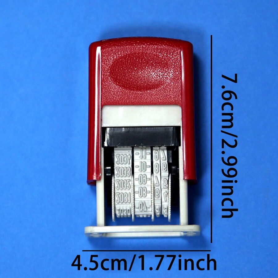 SelfInking Stamp Pad, Rubber Stamp Line Date, Date Stamp, Office Stamp, Rotating Stamp