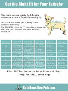 卡通圖案寵物睡衣 - 彩色 - 查看 7