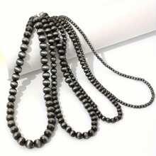 4pcs/Set Boho Vintage Faux Pearl Necklace Set - Handmade, Multifunctional Jewelry For Daily Wear - 4 Pieces In a Set - View 2