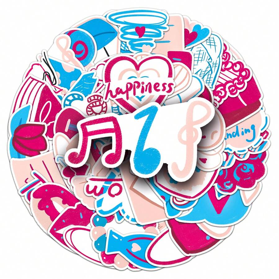 50pcs,Love Valentine's Day Stikers For Kids,Teens, And Adults