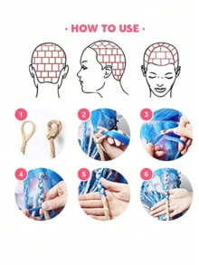 24/36inches Dreadlock Extenisons Ombre Blonde Boho Locs Synthetic Dreads - Ombre - View 3